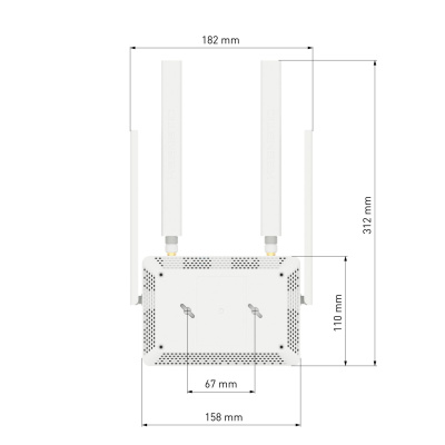 KEENETIC RUNNER 4G (KN-2211) Wi-Fi роутер 12