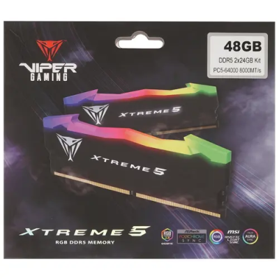 Patriot Viper Xtreme 5 RGB 48GB Модуль памяти PVXR548G80C38K 3