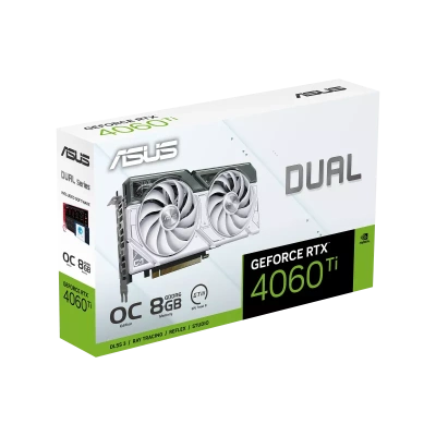 ASUS DUAL-RTX4060TI-O8G-WHITE Видеокарта 90YV0J42-M0NA00 1