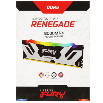 Kingston FURY Renegade Silver/Black KF580C38RSAK2-48 Модуль памяти 5