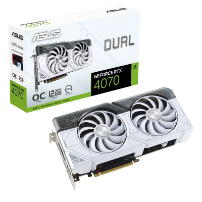ASUS DUAL-RTX4070-O12G-WHITE Видеокарта 90YV0IZ4-M0NA00 9