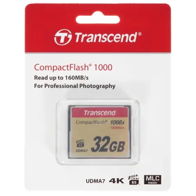 Transcend Compact Flash 32Gb TS32GCF1000 Карта памяти