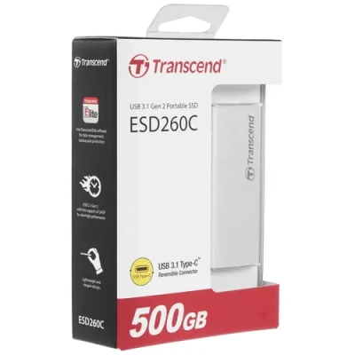 Transcend TS500GESD260C Накопитель SSD 3