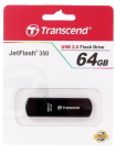 Transcend JetFlash 350 64Gb Память USB Flash TS64GJF350