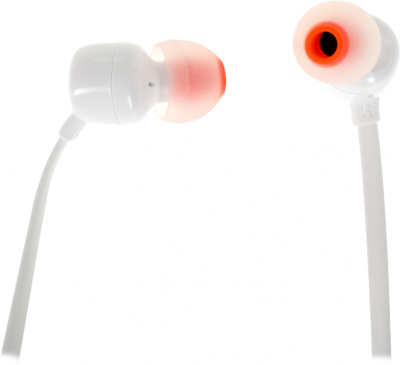 JBL T110 WHITE JBLT110WHT Гарнитура 1