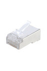 Hyperline PLUG-8P8C-U-C6-SH-100 Разъем RJ-45(8P8C)
