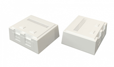 Hyperline SBB4-2-WH Корпус настенной розетки 1