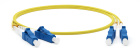 Hyperline FC-D2-9-FC/UR-LC/UR-H-1M-LSZH-YL Патч-корд