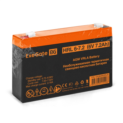 Exegate HRL 6-7.2 EX282952RUS Аккумуляторная батарея 4