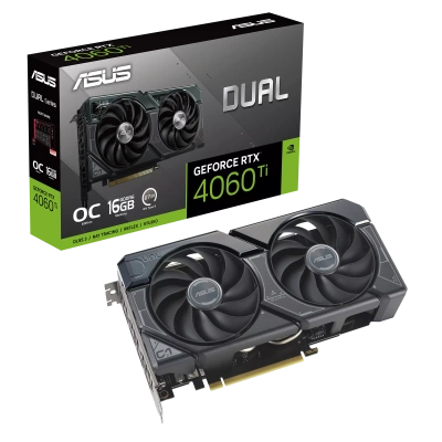 ASUS GeForce RTX 4060 Ti Dual OC Edition DUAL-RTX4060TI-O16G Видеокарта 90YV0JH0-M0NA00 7