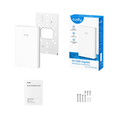 CUDY AP1300 WALL Точка доступа Wi-Fi 4