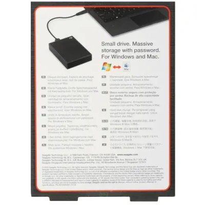 Seagate STKZ5000400 Жесткий диск внешний 4