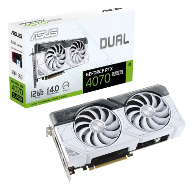 ASUS GeForce RTX 4070 SUPER DUAL-RTX4070S-12G-WHITE 90YV0K85-M0NA00 Видеокарта 11