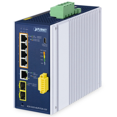 PLANET IGS-5225-4UP1T2S-12V Промышленный коммутатор 2