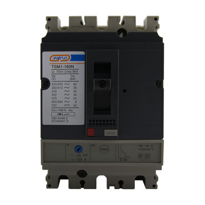 ЭНЕРГИЯ TSM1-160N 3P 125A 36кА (Е0702-0006) Автоматический выключатель  1