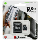 Kingston Canvas Select Plus microSDXC 128 ГБ Карта памяти SDCS2/128GB