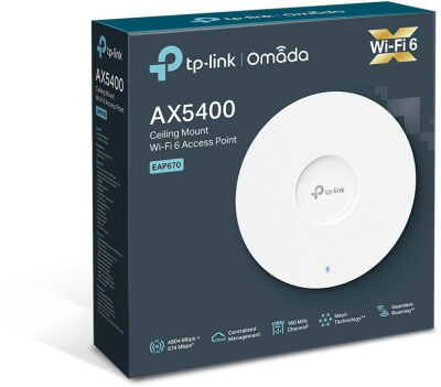 TP-Link EAP670 AX5400 Потолочная точка доступа Wi‑Fi 6 5