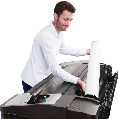 HP DesignJet T1700dr 44-in W6B56A Плоттер W6B56A#B19 3
