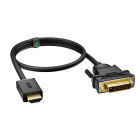 GCR PRO GCR-HD2DVI1-0.3M Кабель PROF 2