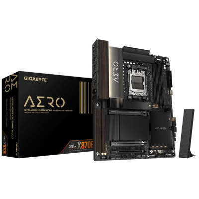 Gigabyte X870E AERO X3D DARK WOOD Материнская плата