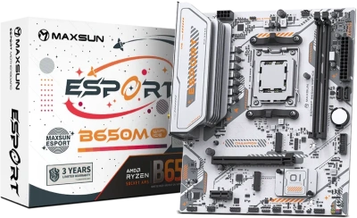MAXSUN MS-ESPORT B650M WIFI6 ICE Материнская плата