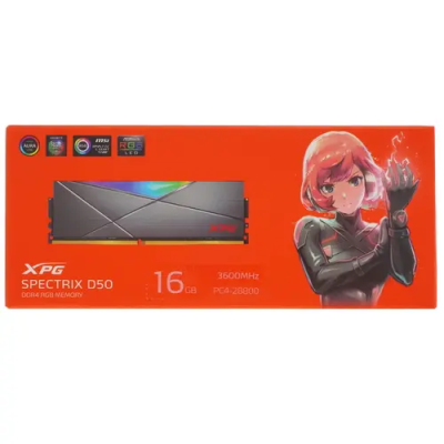 ADATA XPG SPECTRIX D50 RGB 16GB Оперативная память AX4U360016G18I-ST50 2