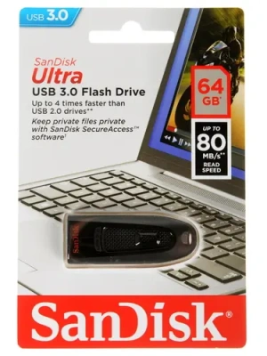 SanDisk Ultra 64Gb Память USB Flash SDCZ48-064G-U46