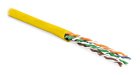 Hyperline UUTP4-C5E-P24-IN-LSZH-YL-100 Кабель витая пара