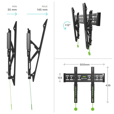 ONKRON SN14 BLACK 4603728441108 Кронштейн 2