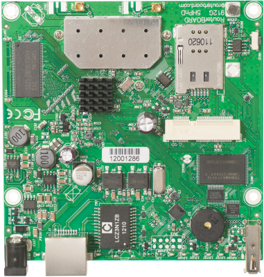 Mikrotik RB912UAG-5HPND Компактная материнская плата с интегрированным WiFi 5 ГГц