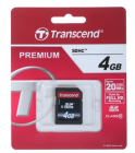 Transcend SDHC 4 Gb (class 10) Карта памяти