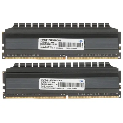 Patriot Viper 4 Blackout 16 ГБ Оперативная память PVB416G360C8K 1