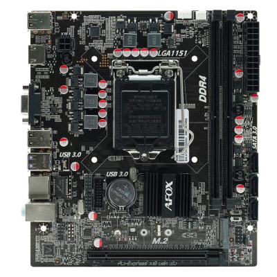 AFOX IH110D4-MA5-V2 Материнская плата