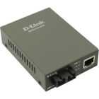 D-Link DMC-F60SC/E Медиаконвертер с 1 портом 10/100Base-TX и 1 портом 100Base-FX с разъемом SC для одномодового оптического кабеля (до 60 км) DMC-F60SC/B1A