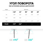ONKRON BASIC M4S BLACK Кронштейн 3