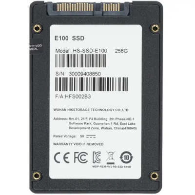 Hikvision E100 256GB SATA накопитель HS-SSD-E100/256G 2