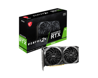 MSI GEFORCE RTX 3050 VENTUS 2X XS 8G OC Видеокарта RTX 3050 VENT 2X XS 8G OC 4