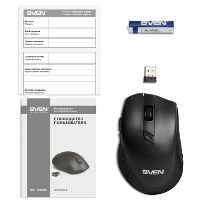 SVEN RX-425W SV-014483 Беспроводная мышь 7