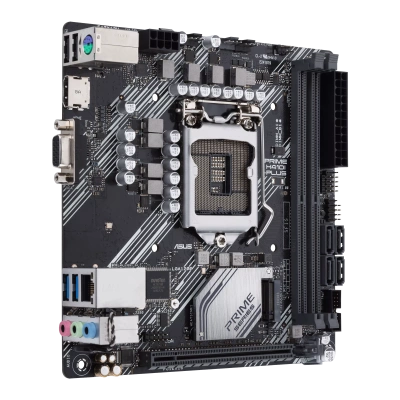 Asus PRIME H410I-PLUS/CSM Материнская плата 90MB14W0-M0EAYC 1