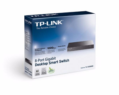 TP-Link TL-SG2008 JetStream 8‑портовый гигабитный Smart коммутатор 3