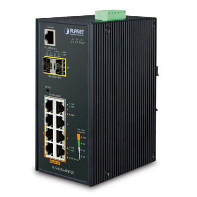 PLANET GS-4215-4P4T2S Промышленный Коммутатор 2