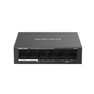 Mercusys MS106P Настольный коммутатор