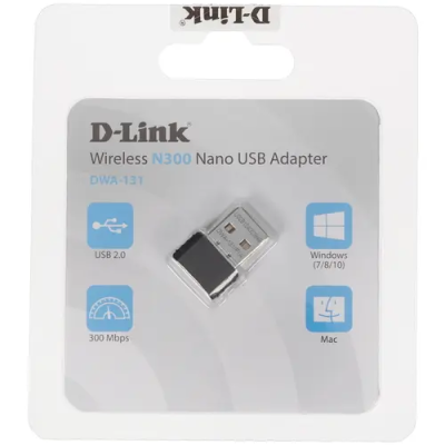 D-link DWA-131/F1A Беспроводной USB-адаптер N300 3