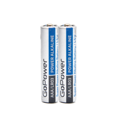 GoPower LR03 AAA Shrink 2 Alkaline 1.5V 00-00015600 Батарейка AAA 1