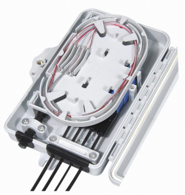Hyperline FO-WBI-4A-GY Бокс оптический настенный 2