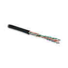 Hyperline UUTP4R-C5E-S24-OUT-PE-BK-500 Патч-корд
