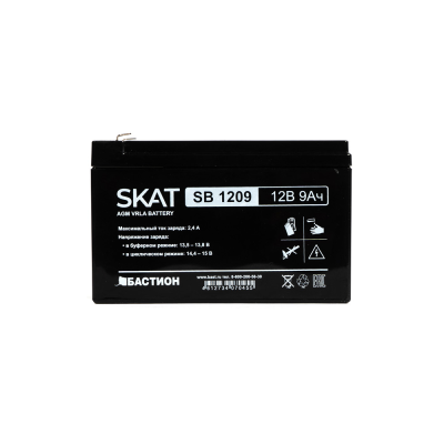 Bastion SKAT SB 1209 Аккумулятор свинцово-кислотный  3