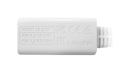 Mikrotik RBGPOE Инжектор питания, 1000 Мбит/c 1