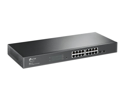 TP-Link T1600G-18TS JetStream 16-портовый гигабитный Smart коммутатор с 2 SFP-слотами 1