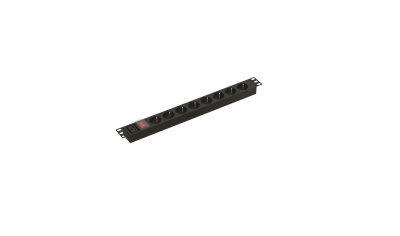 Hyperline SHE19-8SH-S-AIEC Блок розеток 1